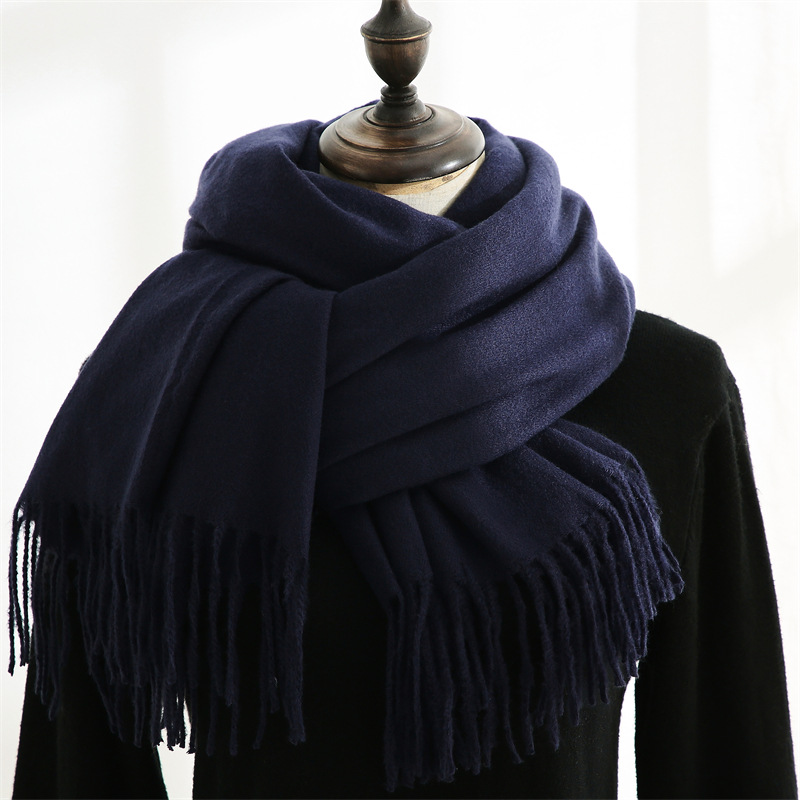 Fashion Scarf Man Winter Warm  - Wool Scarf Men บทวิจารณ์และราคา