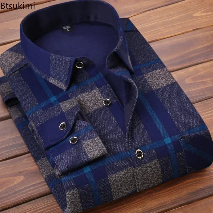 2024 Men's Winter Warm Long Sl - Flannel Shirt Lined บทวิจารณ์และราคา