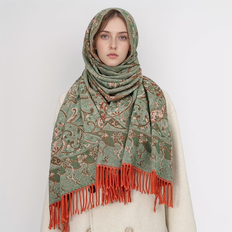 2024 Fashion Ethnic Style Wome - Cashmere Pashmina Wrap บทวิจารณ์และราคา
