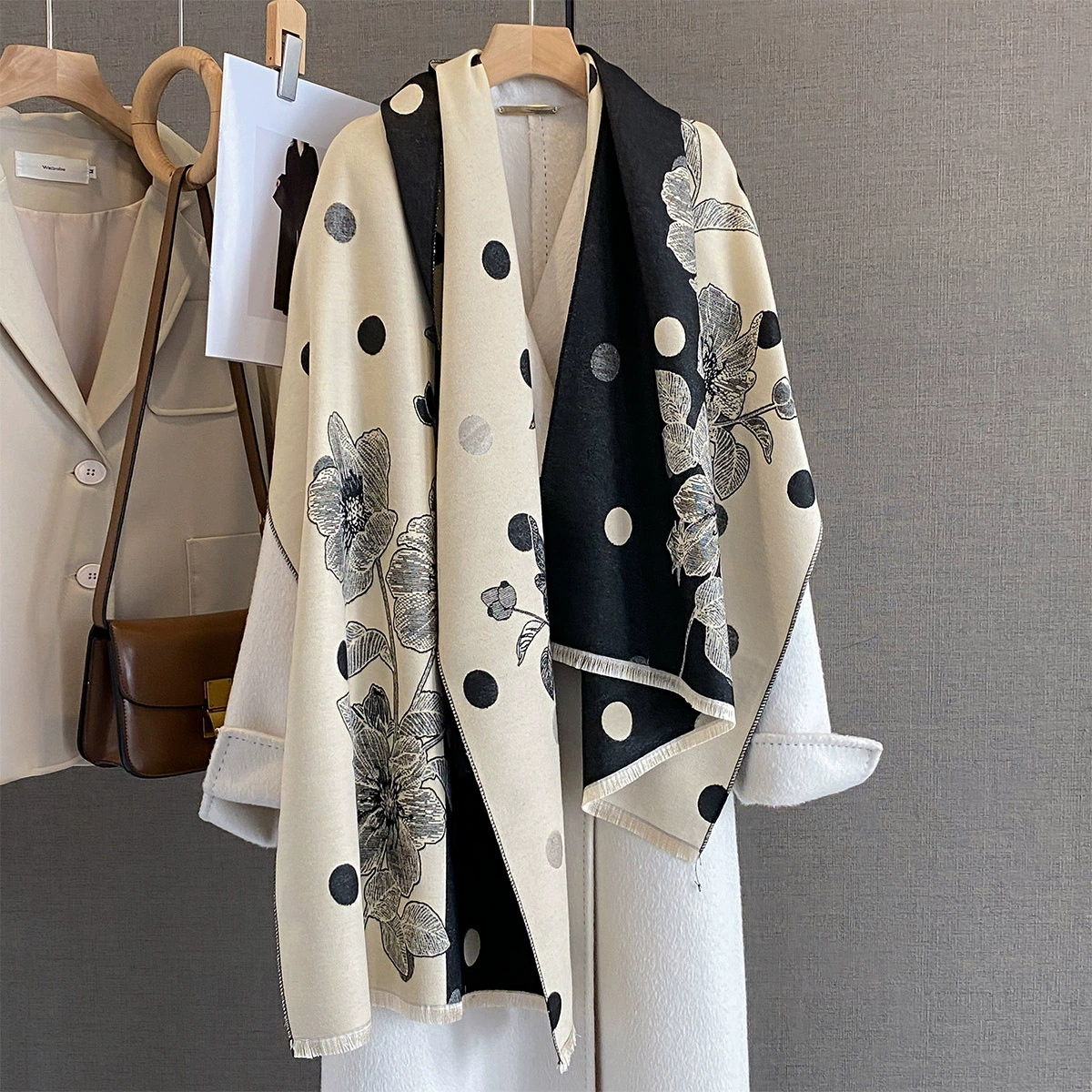 2025 Women Thicken Luxury Wint - Cashmere Pashmina Wrap บทวิจารณ์และราคา