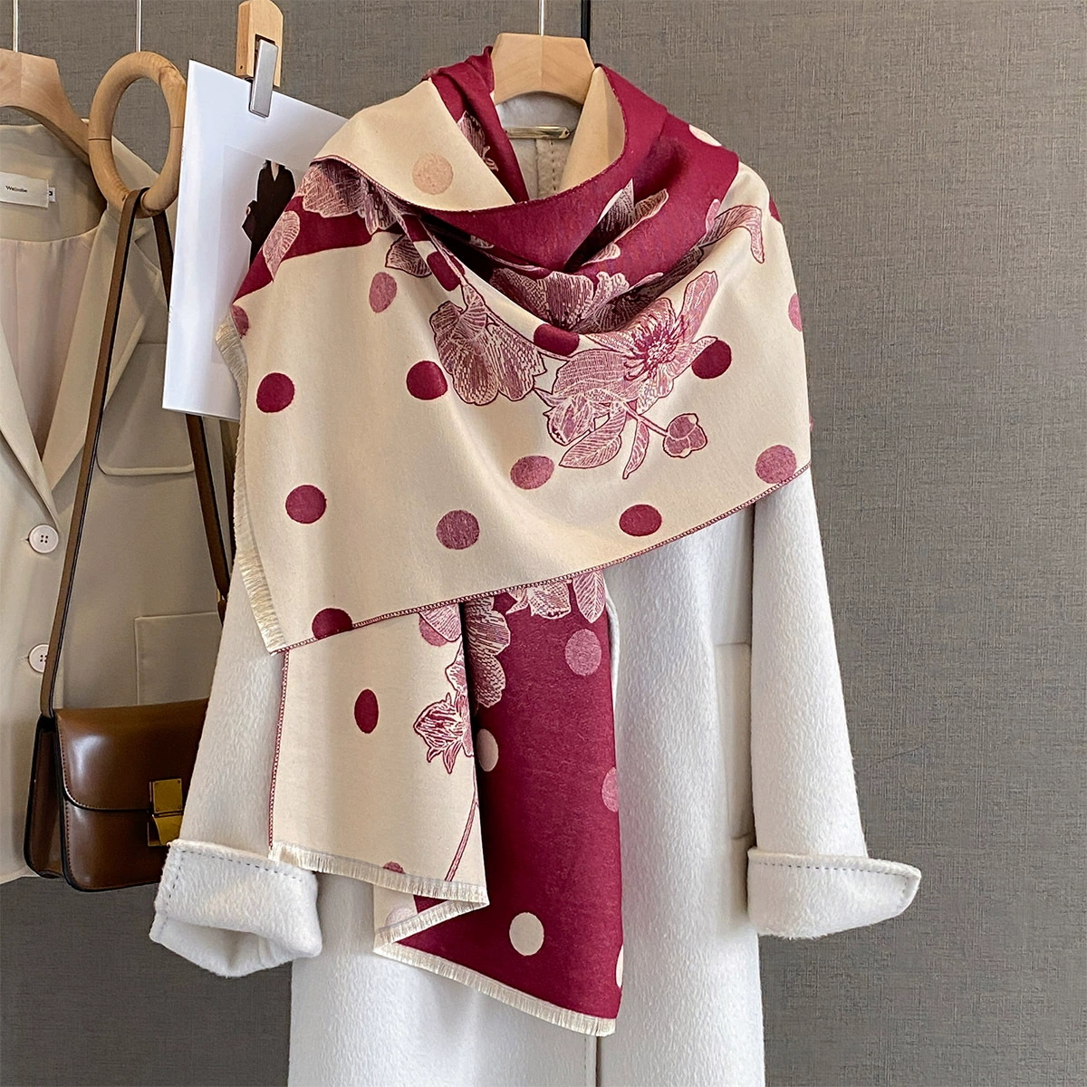2025 Women Thicken Luxury Wint - Cashmere Pashmina Wrap บทวิจารณ์และราคา