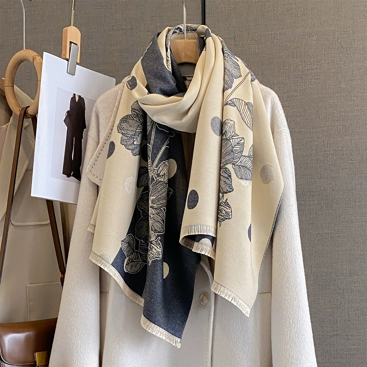2025 Women Thicken Luxury Wint - Cashmere Pashmina Wrap บทวิจารณ์และราคา