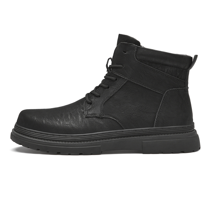 Warm Winter Men Leather Shoes  - Waterproof Winter Boot บทวิจารณ์และราคา