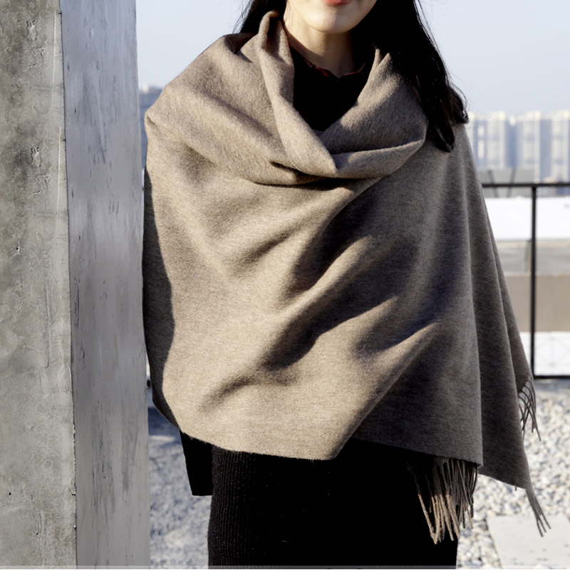 Wool Winter Scarf Women Fashio - Shawl Wrap Winter บทวิจารณ์และราคา