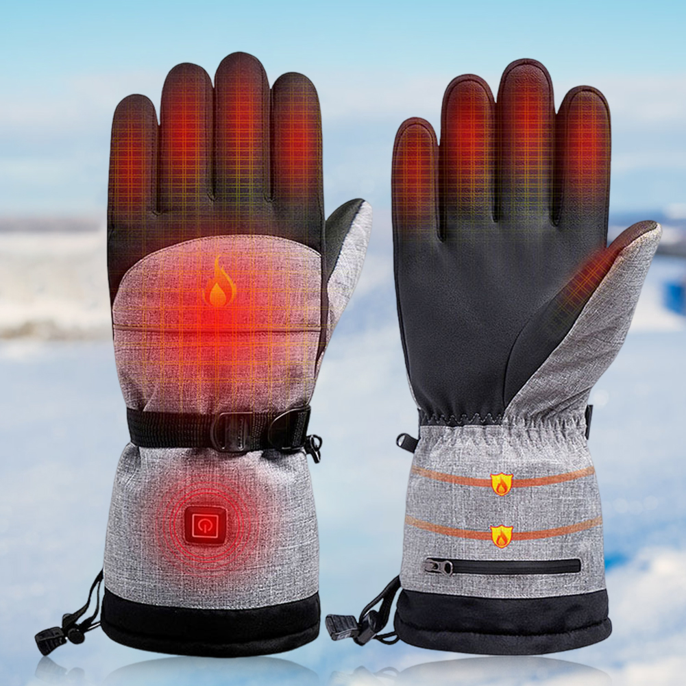 Electric Heated Gloves Men Wom - Touch Screen Gloves บทวิจารณ์และราคา