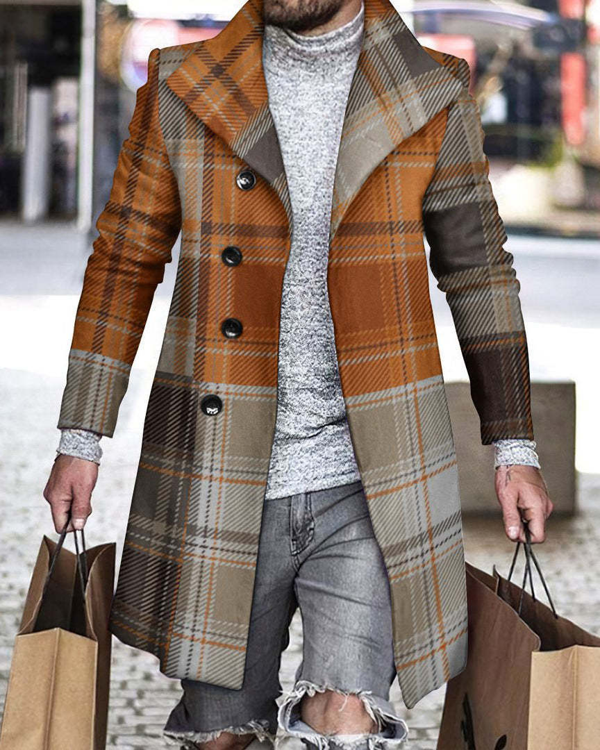2025 Long Coat Men Mens Wool J - Wool Coat Peacoat บทวิจารณ์และราคา