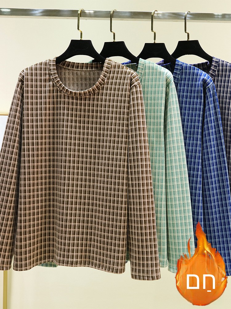 Men's Winter Home Wear Flannel - Flannel Shirt Lined บทวิจารณ์และราคา
