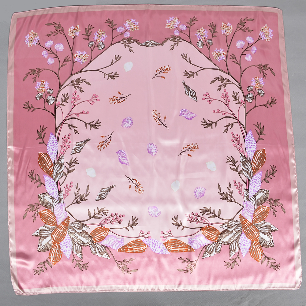 BYSIFA| Pink New Silk Shawl Sc - Shawl Wrap Winter บทวิจารณ์และราคา