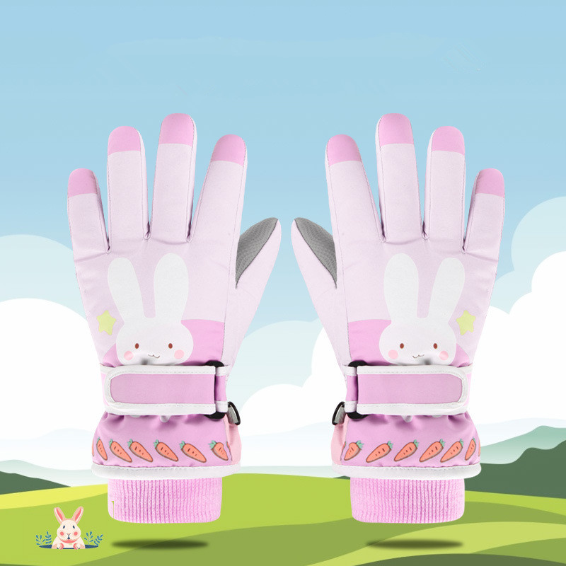 Kids Winter Snow Ski Gloves, W - Snow Glove Insulated บทวิจารณ์และราคา