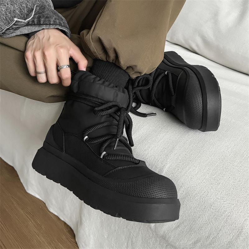 Designer New Men's Snow Boots  - Waterproof Winter Boot บทวิจารณ์และราคา