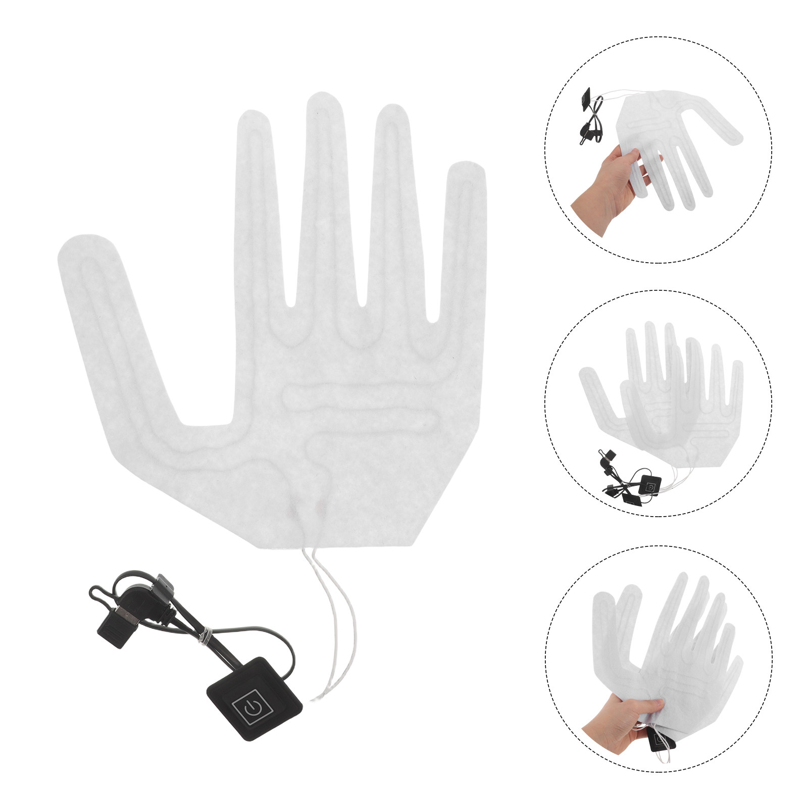 2Pcs Full Finger Electric Heat - Hand Warmer Electric บทวิจารณ์และราคา