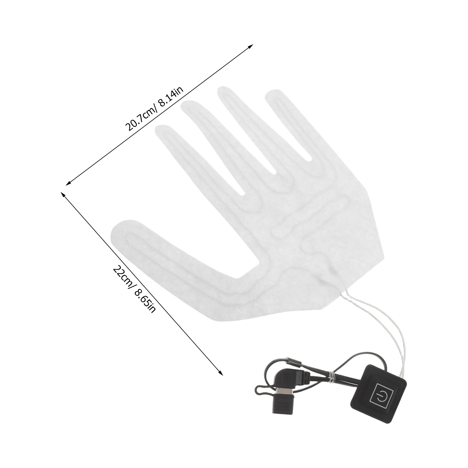 2Pcs Full Finger Electric Heat - Hand Warmer Electric บทวิจารณ์และราคา