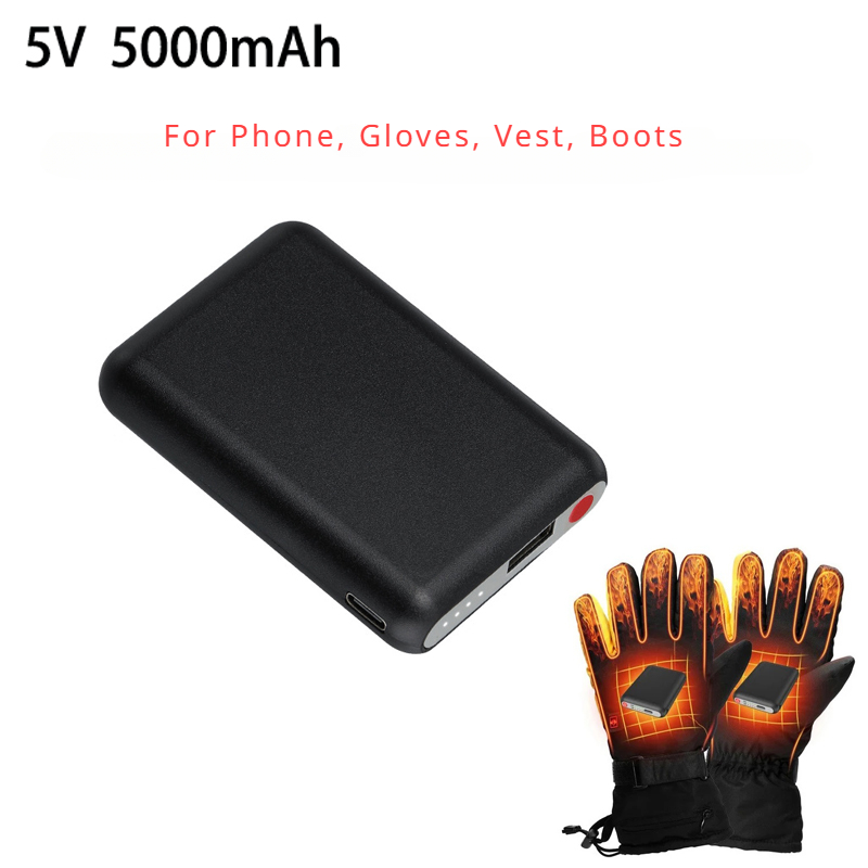 5V 5000mAh Heated Gloves Batte - Heated Vest Battery บทวิจารณ์และราคา