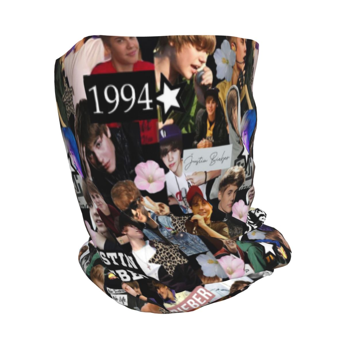Justin Bieber Bandana Neck Cov - Knit Beanie Hat Warm บทวิจารณ์และราคา