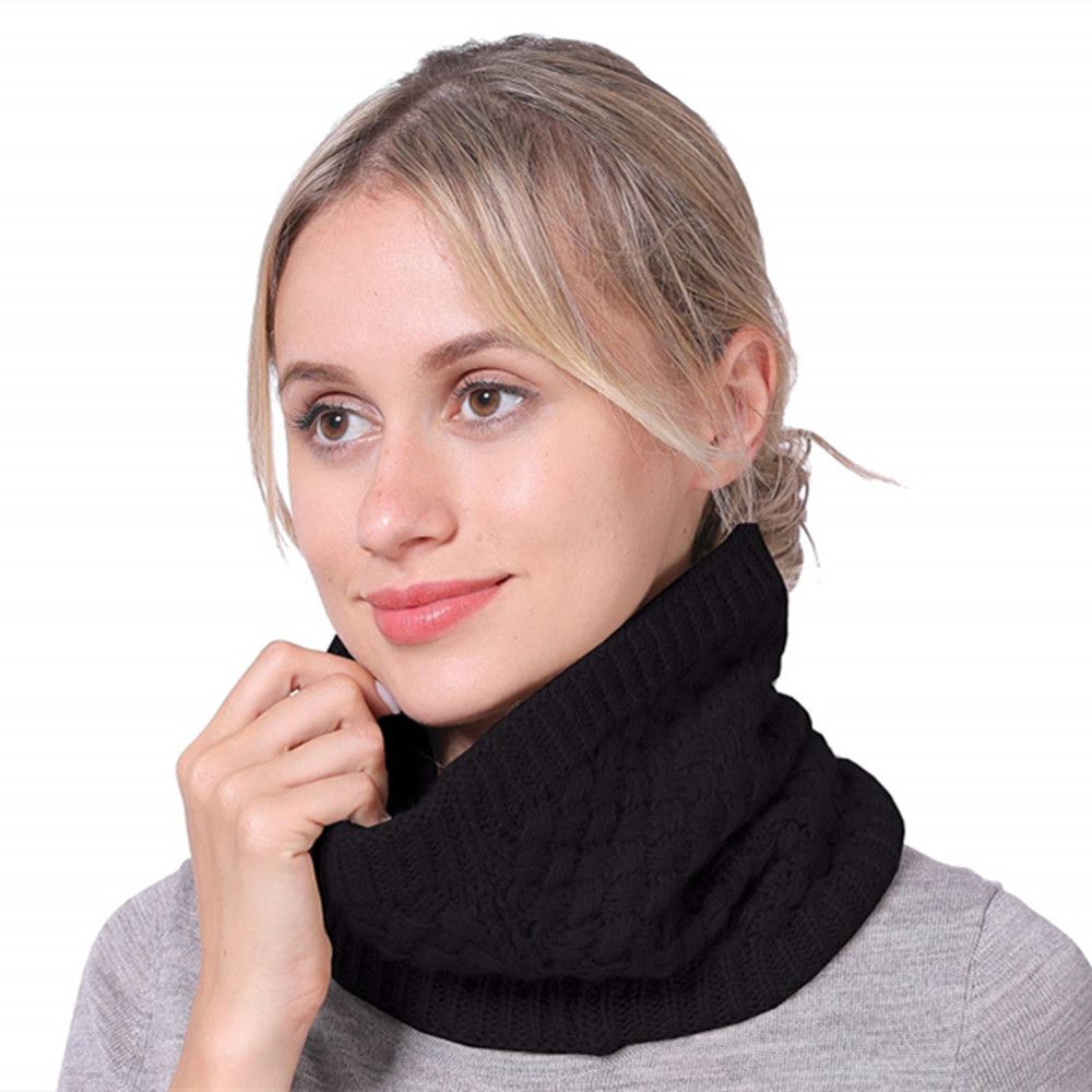 Knitted Scarf Neck Scarves Win - Wool Scarf Men บทวิจารณ์และราคา