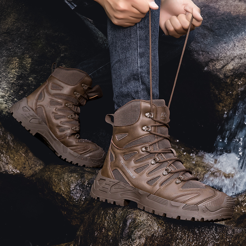 Men's Outdoor Hiking Tactical  - Waterproof Winter Boot บทวิจารณ์และราคา