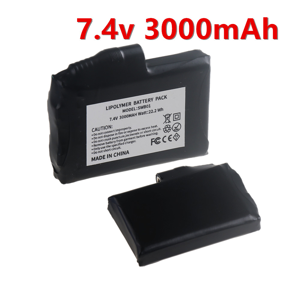 7.4V 3000mah Li-Polymer Batter - Heated Vest Battery บทวิจารณ์และราคา