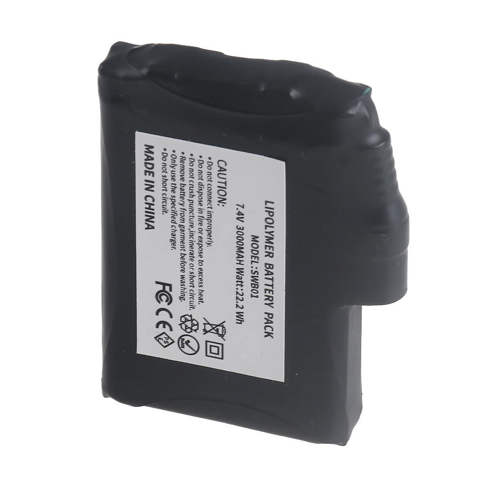 7.4V 3000mah Li-Polymer Batter - Heated Vest Battery บทวิจารณ์และราคา