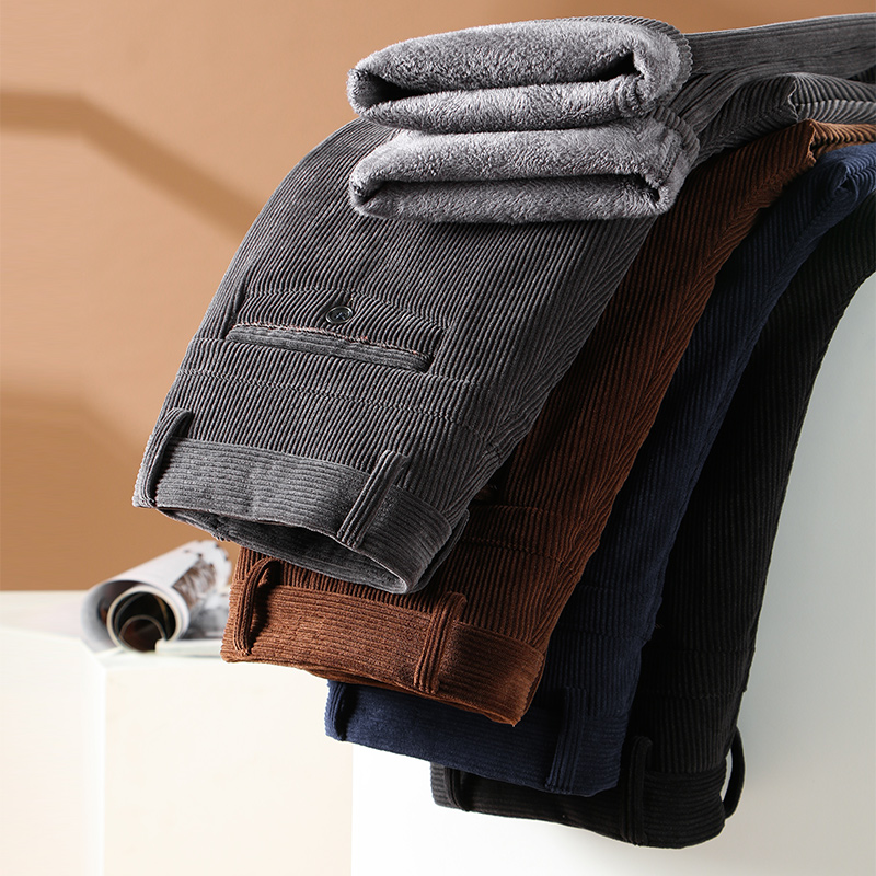 Winter Men's Fleece Corduroy P - Corduroy Pant Warm บทวิจารณ์และราคา