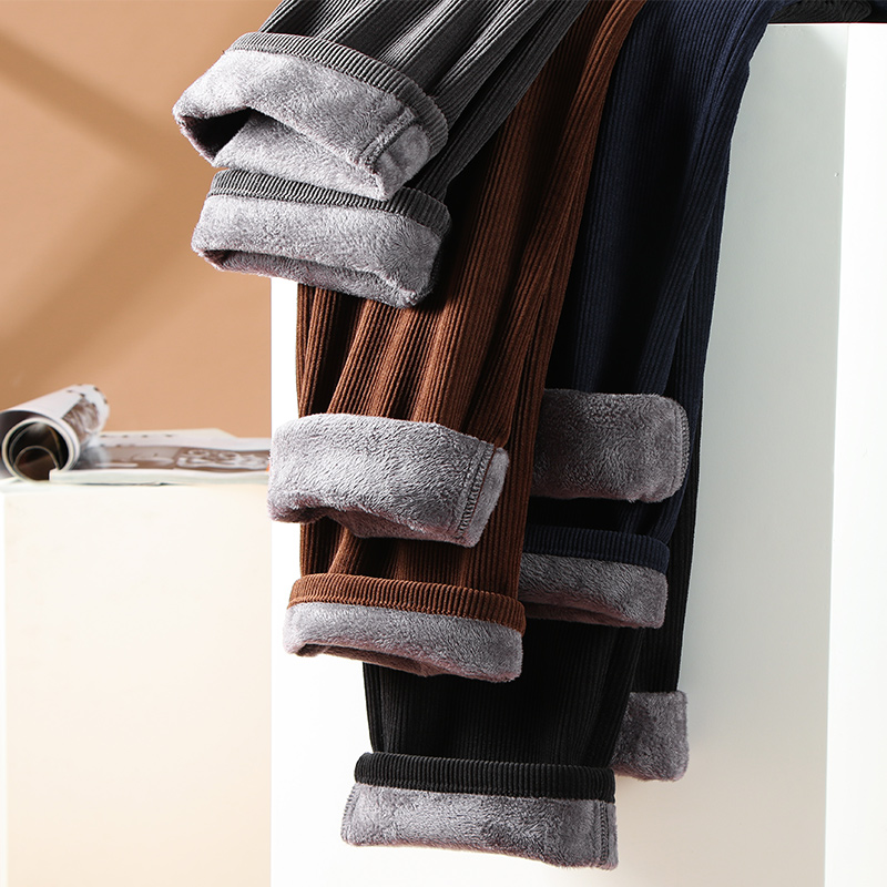 Winter Men's Fleece Corduroy P - Corduroy Pant Warm บทวิจารณ์และราคา