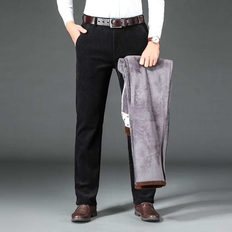 Winter Men's Fleece Corduroy P - Corduroy Pant Warm บทวิจารณ์และราคา