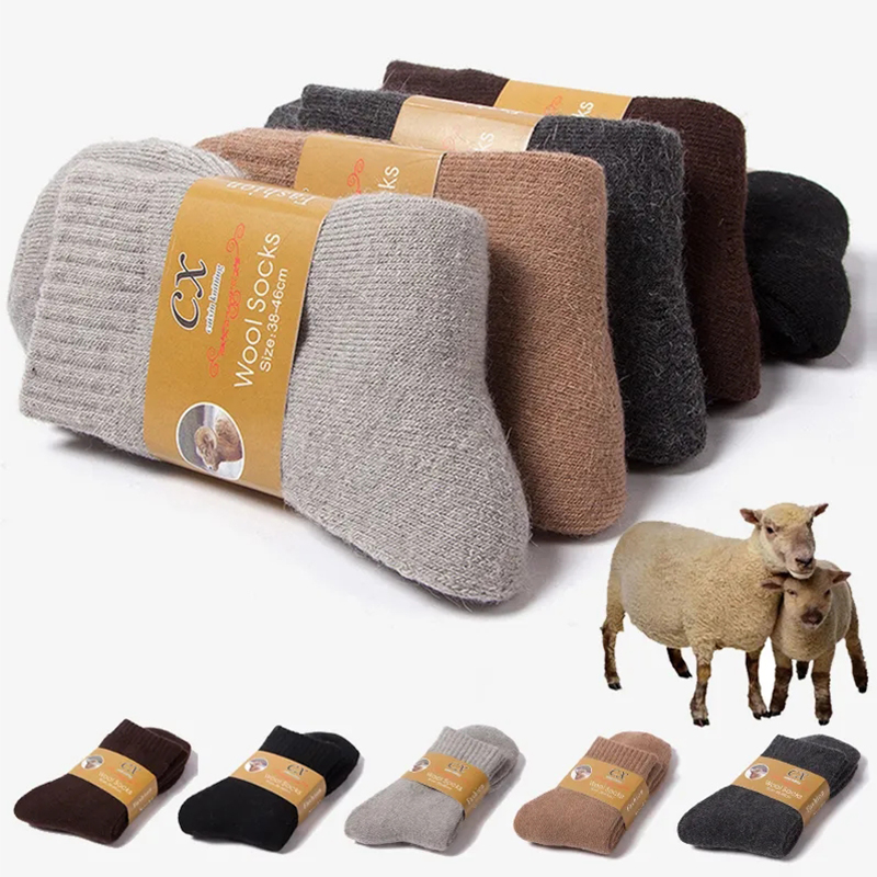 1 Pairs Winter Warm Women Sock - Thermal Sock Wool บทวิจารณ์และราคา