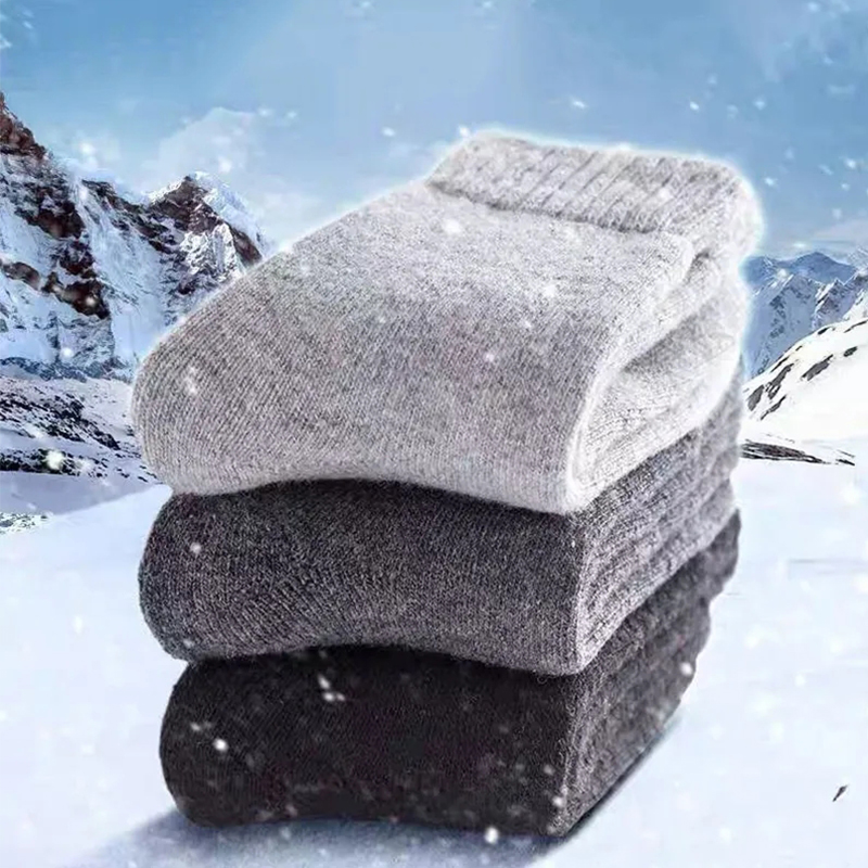 1 Pairs Winter Warm Women Sock - Thermal Sock Wool บทวิจารณ์และราคา