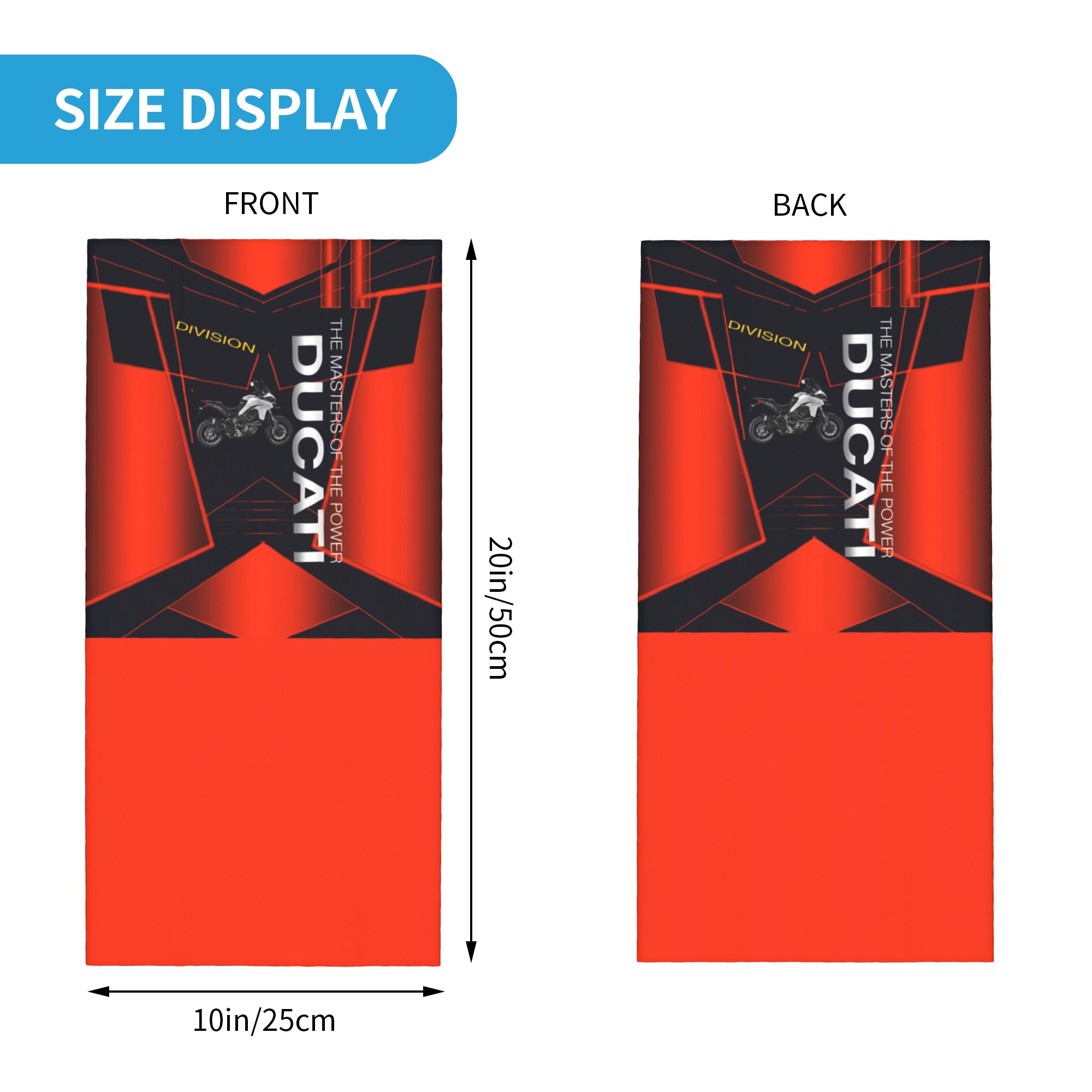 Custom Racing Sprot Ducatis  B - Neck Gaiter Fleece บทวิจารณ์และราคา