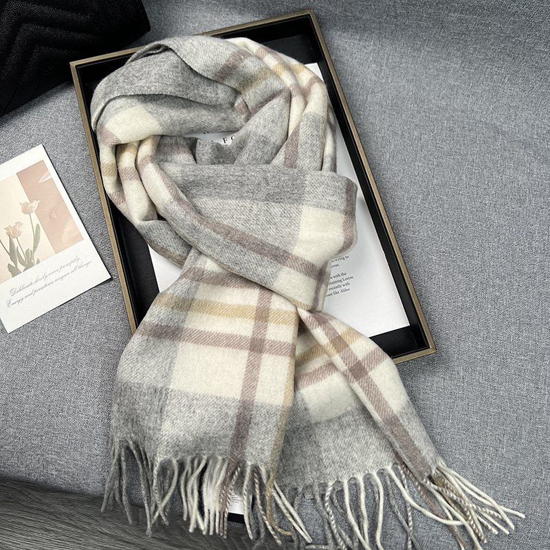 High Quality 100% Wool Scarf W - Wool Scarf Men บทวิจารณ์และราคา