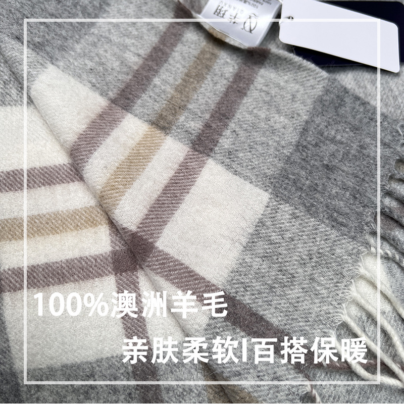 High Quality 100% Wool Scarf W - Wool Scarf Men บทวิจารณ์และราคา