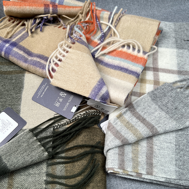 High Quality 100% Wool Scarf W - Wool Scarf Men บทวิจารณ์และราคา