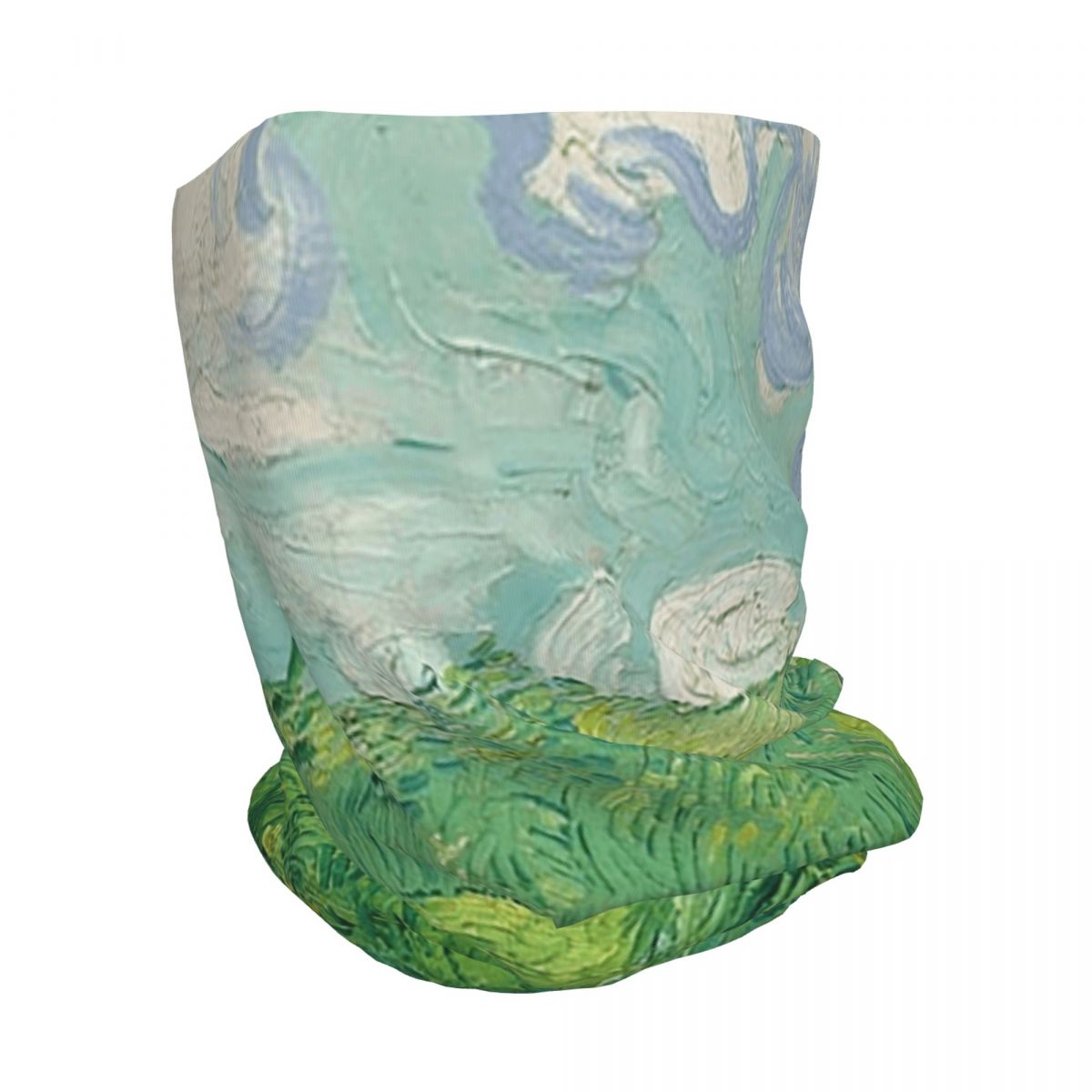 Green Wheat Fields, Auvers, Vi - Knit Beanie Hat Warm บทวิจารณ์และราคา