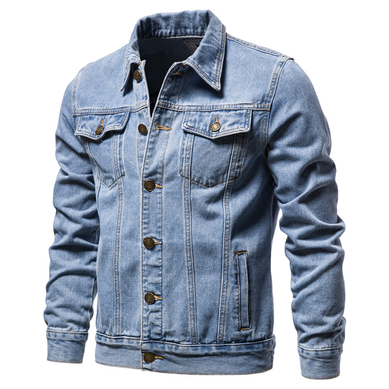 2025 Autumn Men Solid Denim Ja - Down Jacket Packable บทวิจารณ์และราคา