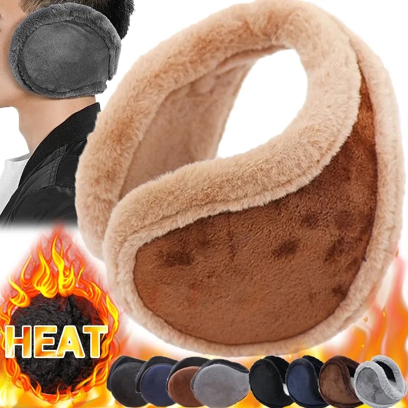 Thicken Fur Earmuffs Men Women - Winter Headband Fleece บทวิจารณ์และราคา