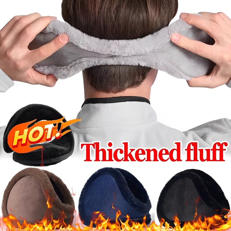 Thicken Fur Earmuffs Men Women - Winter Headband Fleece บทวิจารณ์และราคา