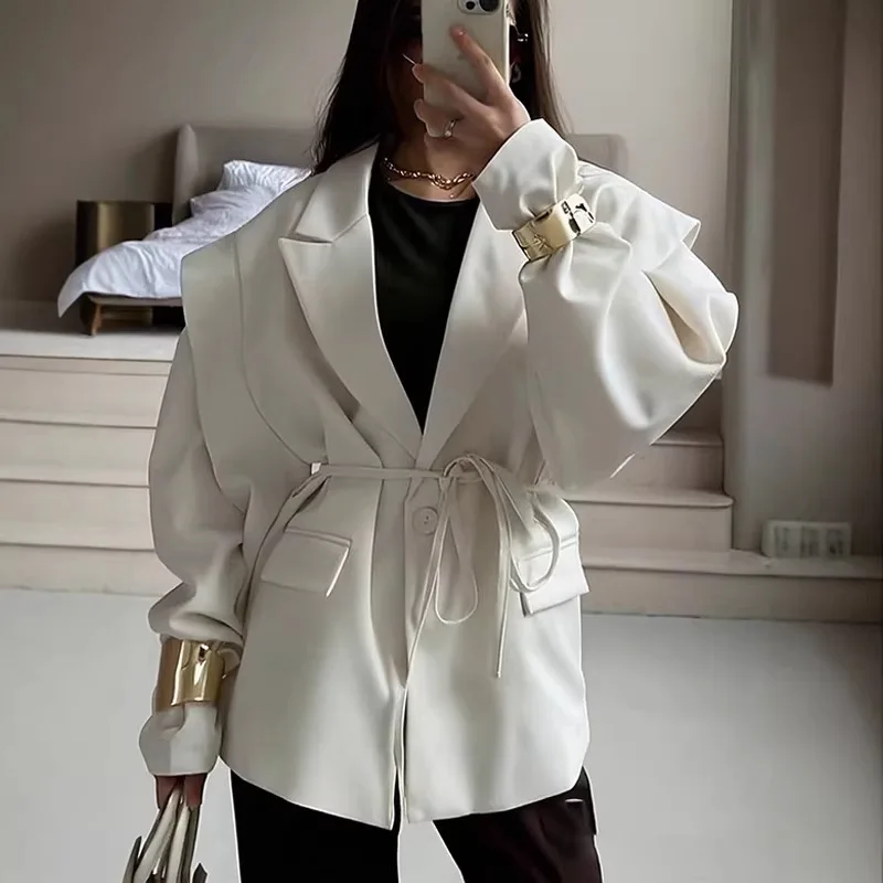 Oversized Blazer Jacket Women  - Down Jacket Packable บทวิจารณ์และราคา