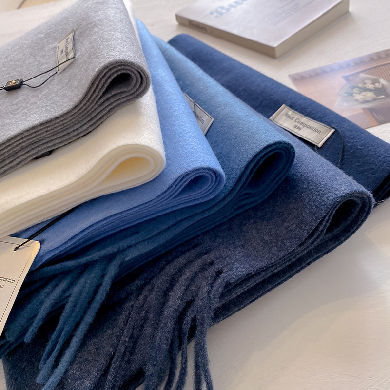 2024 Winter Wool Scarf For Wom - Cashmere Pashmina Wrap บทวิจารณ์และราคา