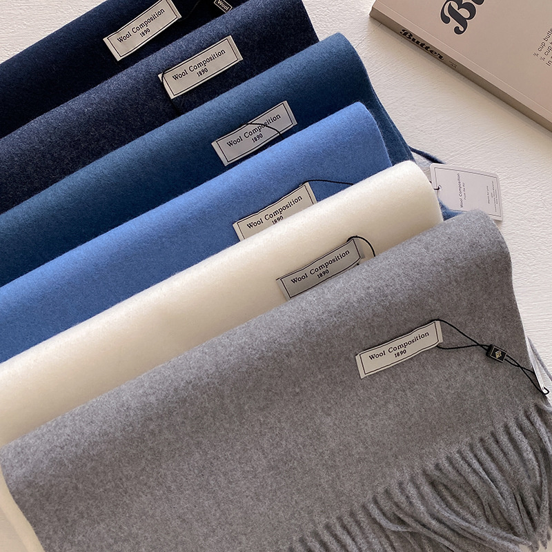 2024 Winter Wool Scarf For Wom - Cashmere Pashmina Wrap บทวิจารณ์และราคา