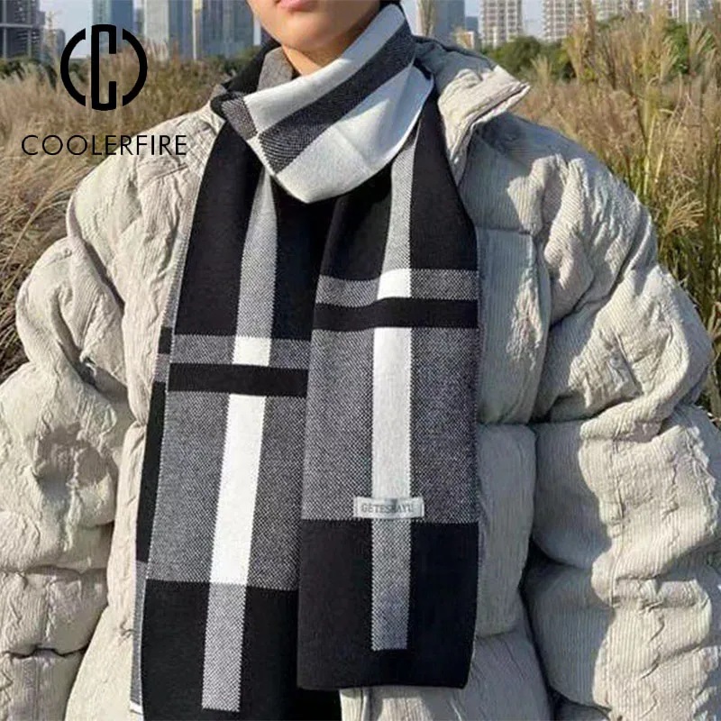 New Winter Men Scarf Keep Warm - Wool Scarf Men บทวิจารณ์และราคา