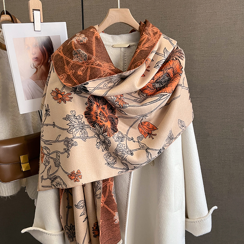 Winter Warm Cashmere Scarf for - Cashmere Pashmina Wrap บทวิจารณ์และราคา