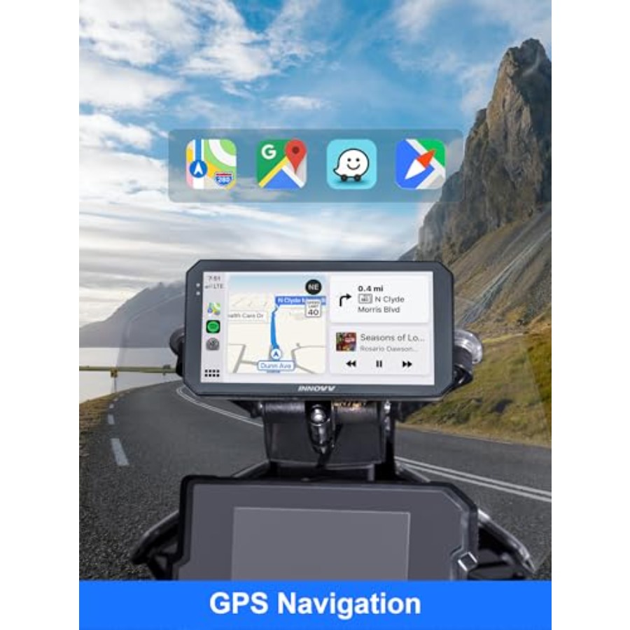 Motorcycle GPS Navigation with - Touch Screen Gloves บทวิจารณ์และราคา