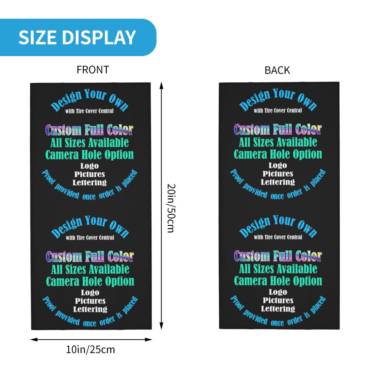 Custom Custom Your Design Prin - Neck Gaiter Fleece บทวิจารณ์และราคา