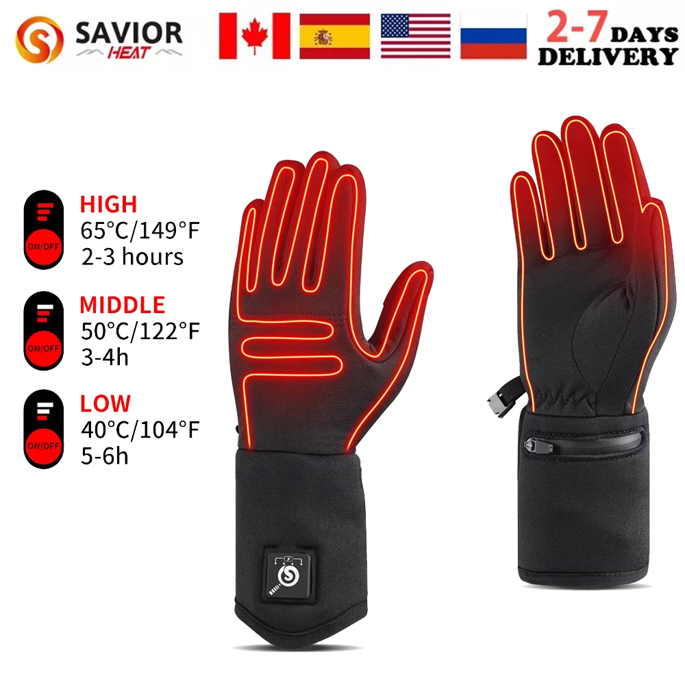 Savior Heated Waterproof Windp - Touch Screen Gloves บทวิจารณ์และราคา