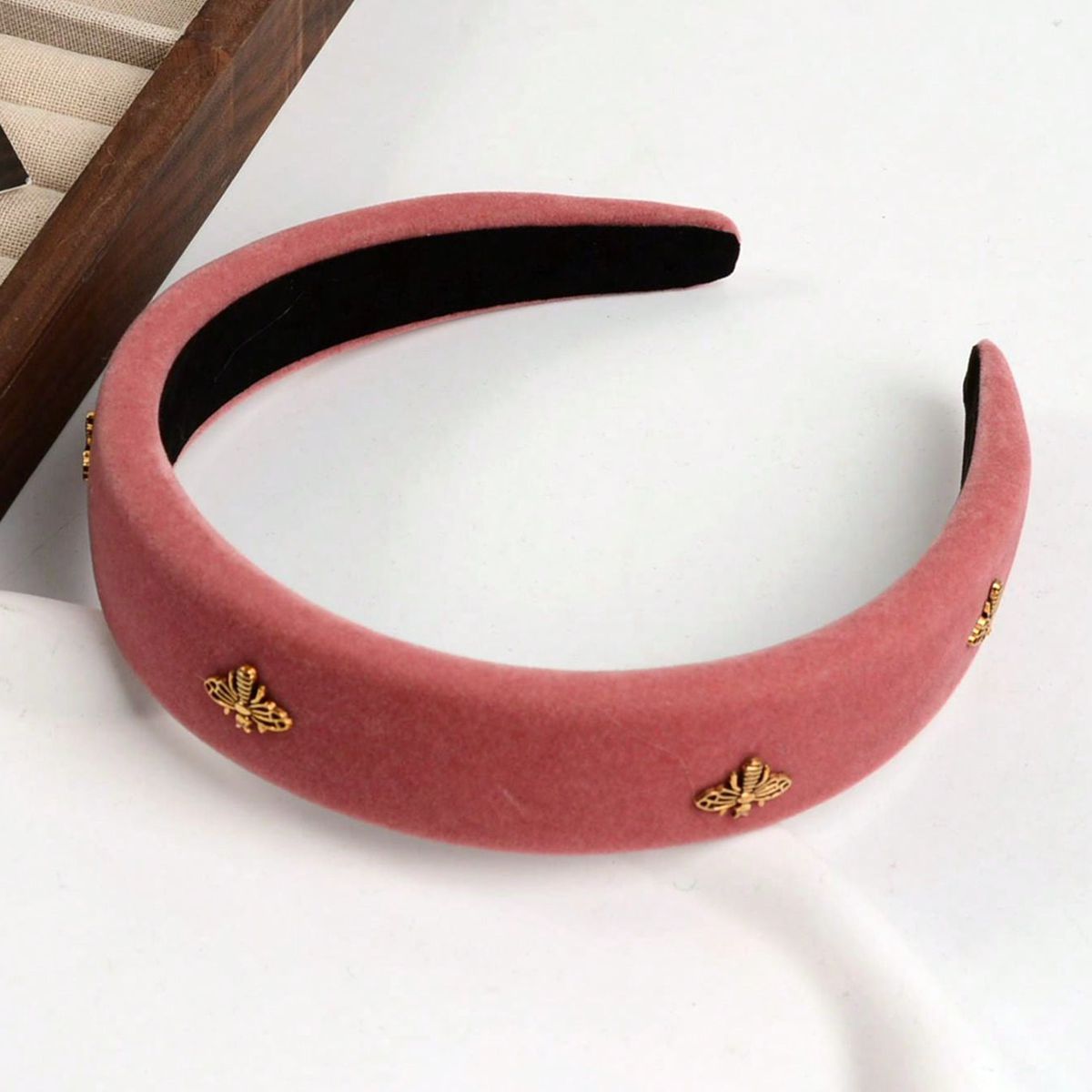 Little Bee Black Velvet Headba - Winter Headband Fleece บทวิจารณ์และราคา