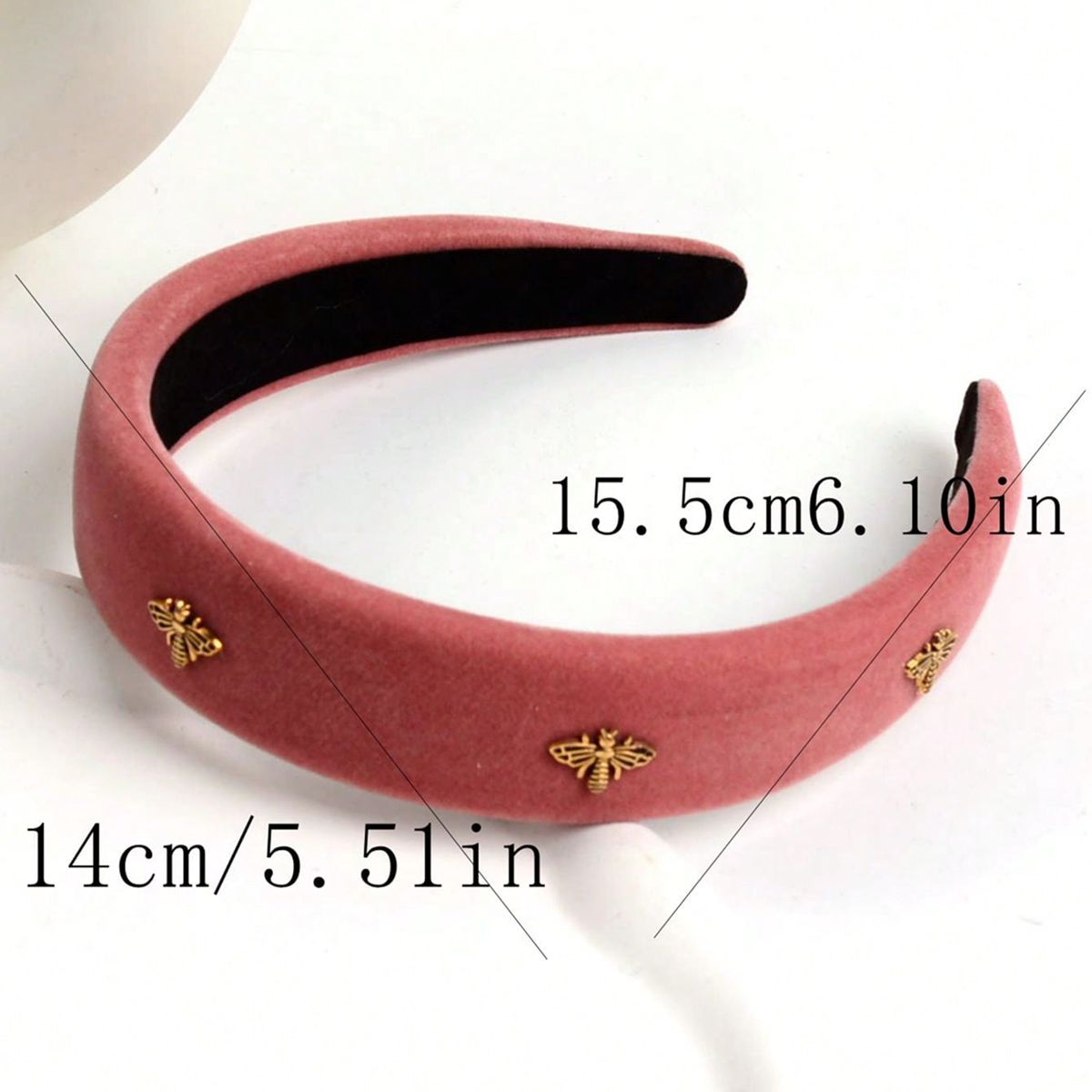 Little Bee Black Velvet Headba - Winter Headband Fleece บทวิจารณ์และราคา