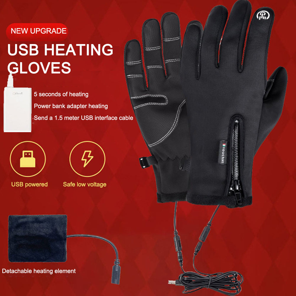 USB Touch Screen Gloves Heatin - Touch Screen Gloves บทวิจารณ์และราคา
