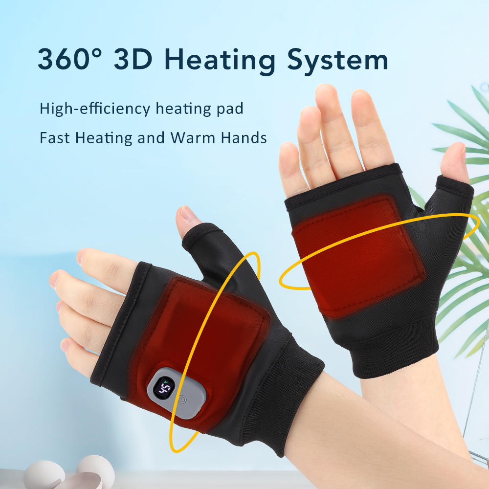 3 Levels Heating Gloves 360° T - Hand Warmer Electric บทวิจารณ์และราคา