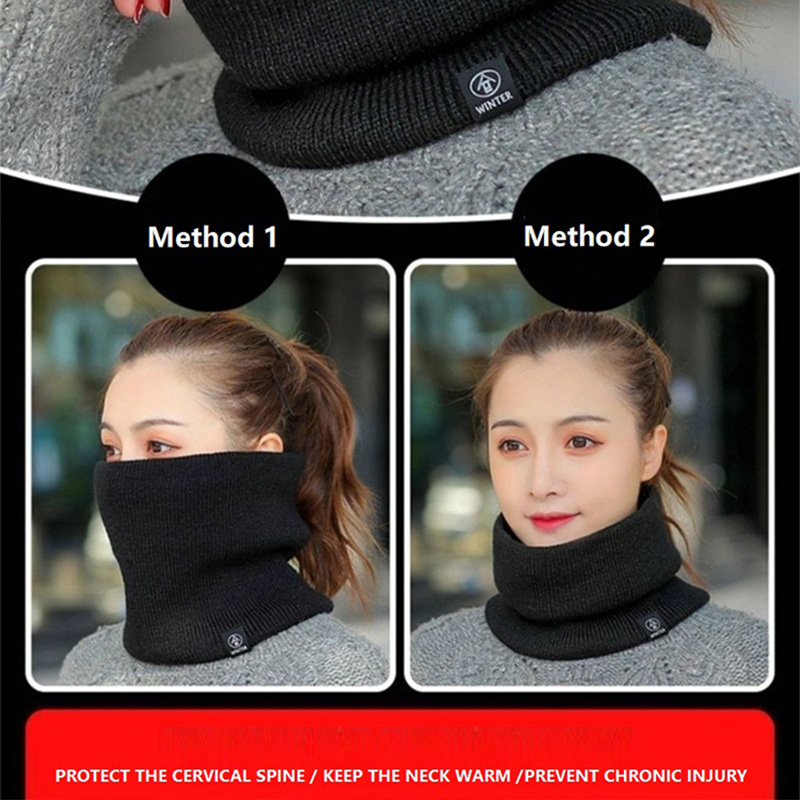 Unisex Fleece Lined Thickened  - Neck Gaiter Fleece บทวิจารณ์และราคา