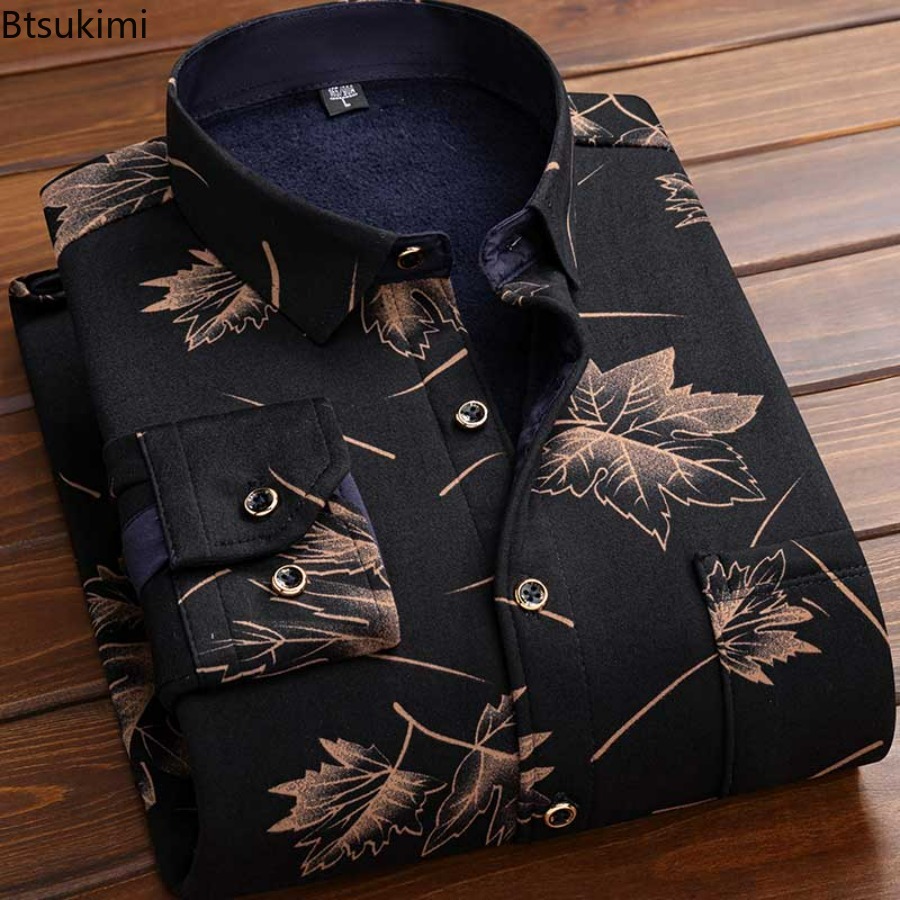 Flannel Men Shirt 2026 Autumn  - Flannel Shirt Lined บทวิจารณ์และราคา