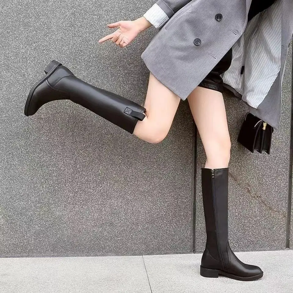 Autumn Winter Fleece-Lined Bla - Waterproof Winter Boot บทวิจารณ์และราคา